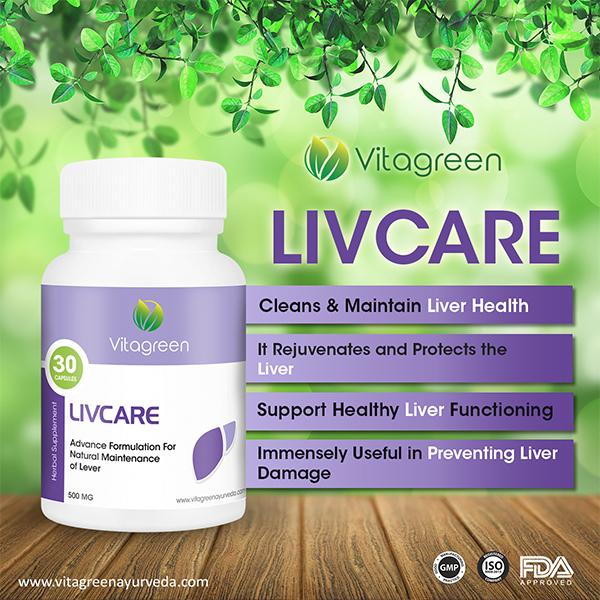 VitaGreen Liv Care Capsules 30's - Herbal Dietary Supplement