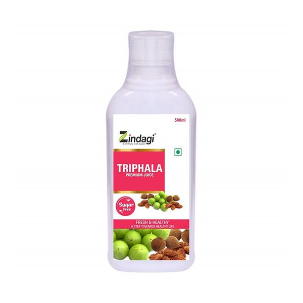 Zindagi Triphala Juice - Sugar Free 500 ml - Ayurvedic Juices