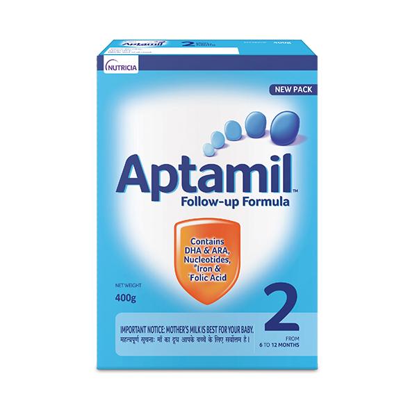 Aptamil Follow-up Formula Stage 2 (6 to 12 months) Powder 400 gm (Refill) - Baby And Infant Supplements