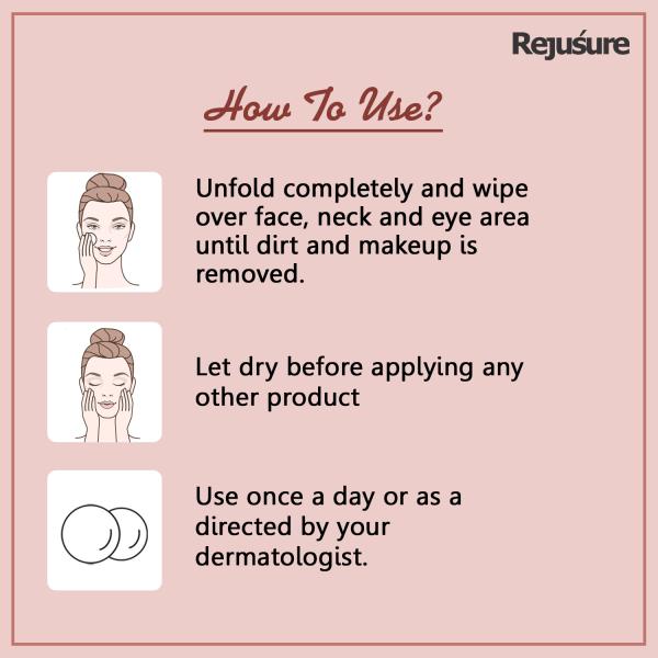 Rejusure Collagen Night Time Cleaning Pads 25's - Face Wash & Cleansers