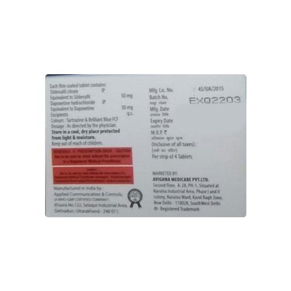 ESYLNAFIL 30 X Tablet 4's - Premature Ejaculation
