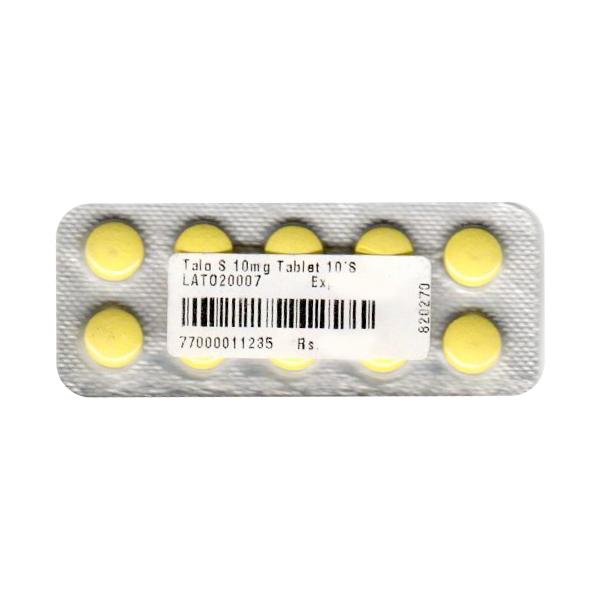 Talo S 10mg Tablet 10'S - Depression-Ant