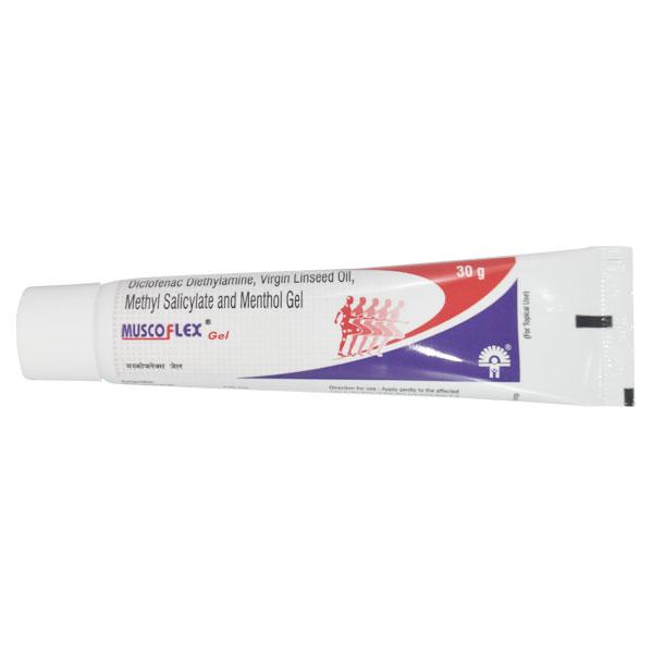 Muscoflex 1.16% Gel 30gm - Pain relief-Nsa