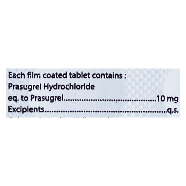 PRASUTOP 10 Tablet 10's - Blood Clot-Ant