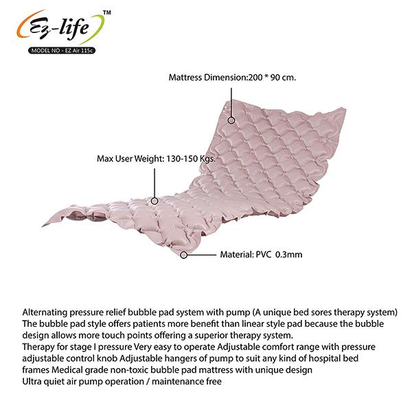 EZ-life Anti Decubitus Pump & Mattress System (EZ Air 115C) - Device - S