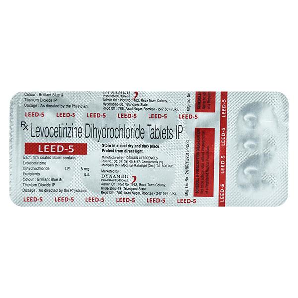 LEED 5 Tablet 10's - Allergies-Ant