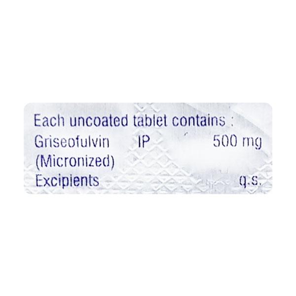 ULVIN 500mg Tablet 10's - Fungal Infections-Anf