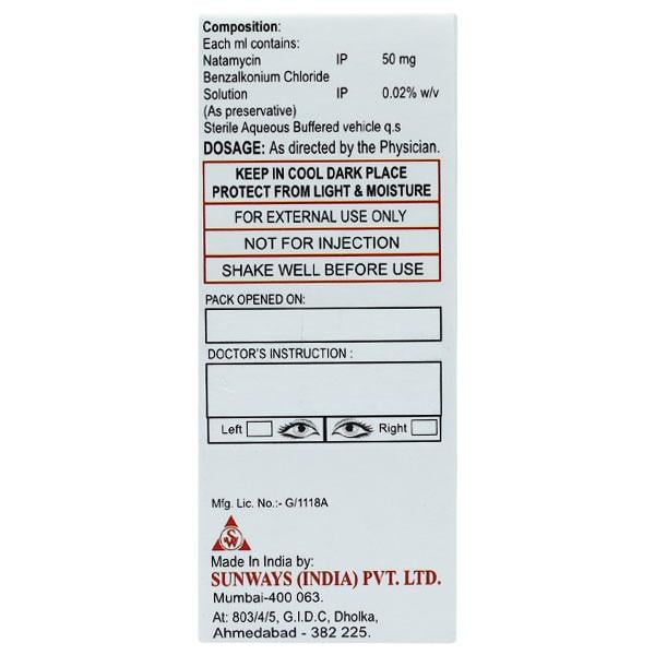 Zonat 5% Eye Drops 5ml - Eye Infections-Eaa