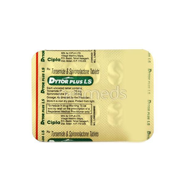 Dytor Plus LS Tablet 10'S - Hypertension-Diu