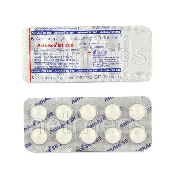 Asthace SR 200mg Tablet 10'S - Asthma/COPD-Ast