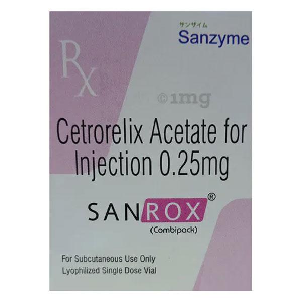 Sanrox 0.25mg Injection 1ml - Hormonal Therapy-Oes