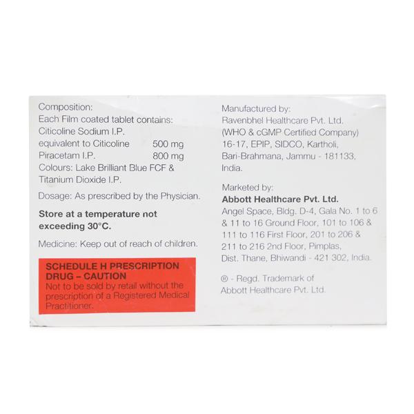 CLINAXON P 800mg Tablet 10's - Nootropics And Neurotrophics