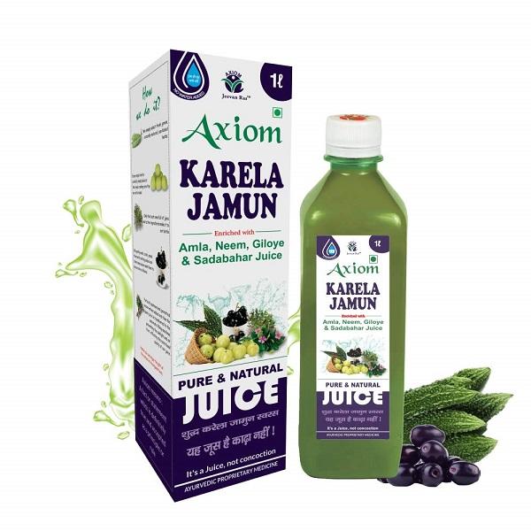 Netmeds | Axiom Jeevan Ras Karela Jamun Juice 1 ltr