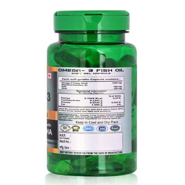 Cipzer Omega-3 Fish Oil Capsule 60's - Omega Fish Oil Fatty Acids