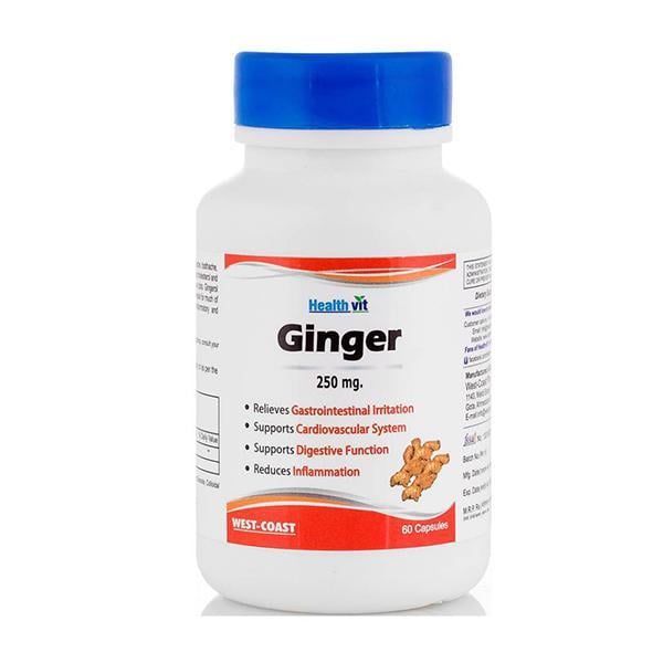 Netmeds | HealthVit Ginger 250 mg Capsule 60's
