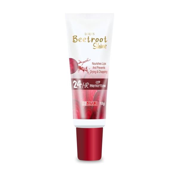 Lord's Beetroot Shine 24 Hr Lip Protection 10 gm - Personal Care(Homeopathy)