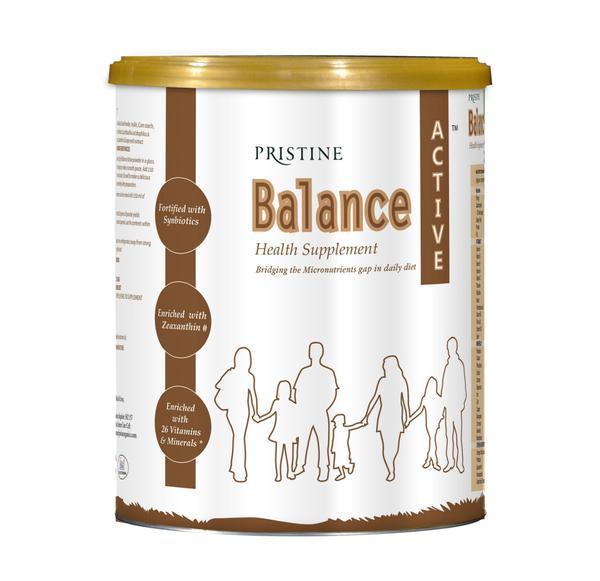 Netmeds | Pristine Balance Active Health Supplement Powder - Chocolate Flavour 200 gm (Tin)