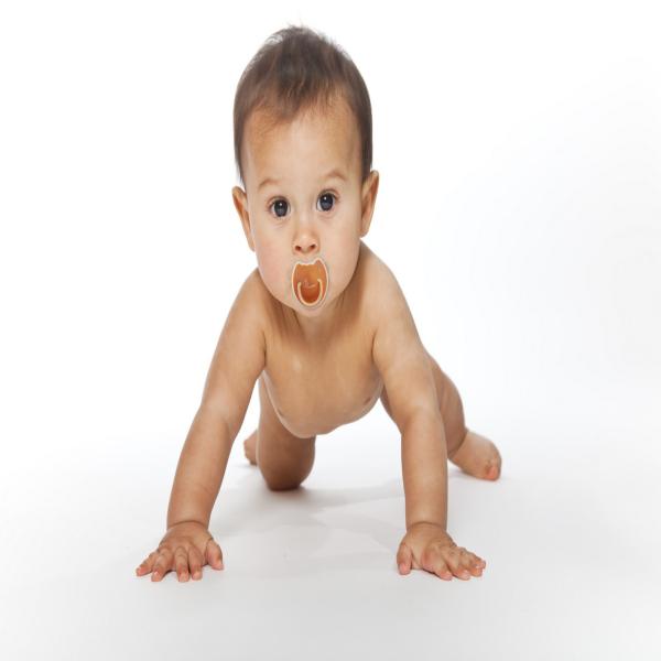 R for Rabbit Tusky Pacifier for kids of 6 months - Orange 1's - Pacifiers & Teethers