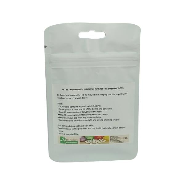 Dr. Roma's HD 25 for Erectile Dysfunctions Pills - Pack of 2's - Speciality Medicine