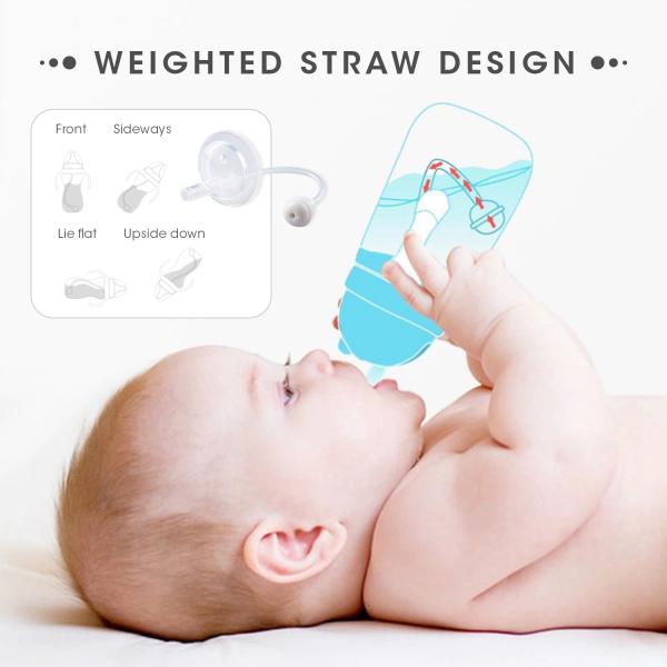 R for Rabbit Baloo Baby Straw Sipper 300 ml - Pink - Pacifiers & Teethers