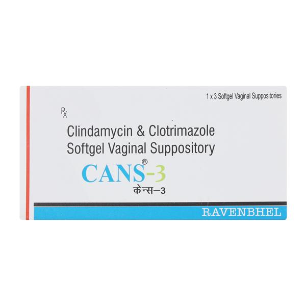 CANS 3 VAGINAL Suppositories 3's - Bacterial Infections-Ami
