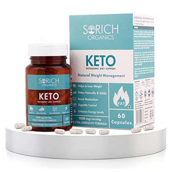 Sorich Organics Keto Capsule 60's - Herbal Dietary Supplement
