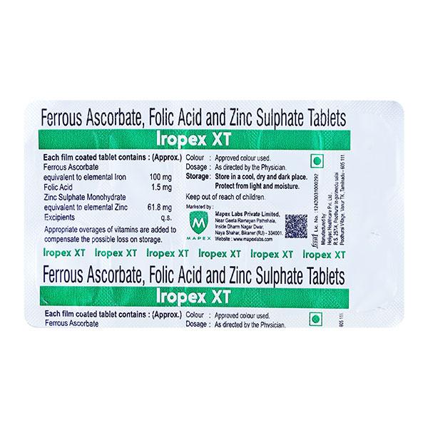 IROPEX XT Tablet 10's - Supplements-Vam