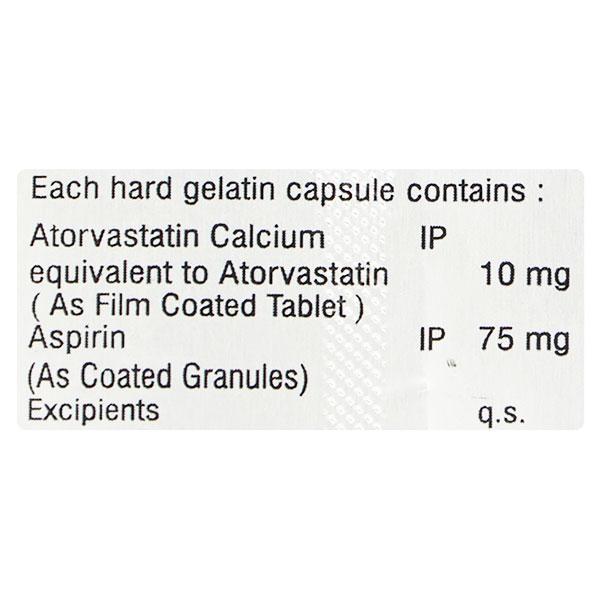 ATORSIM ASP 75mg Capsule 10's - High Cholesterol-Dys