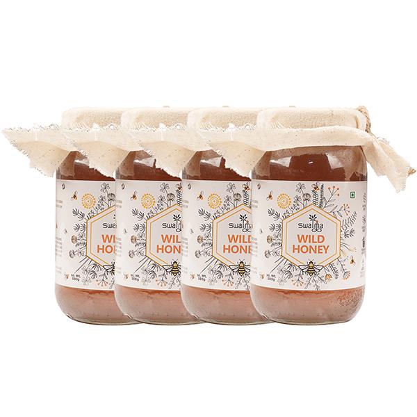 Swatma Wild Honey (Pack of 4 x 500 gm) - Honey