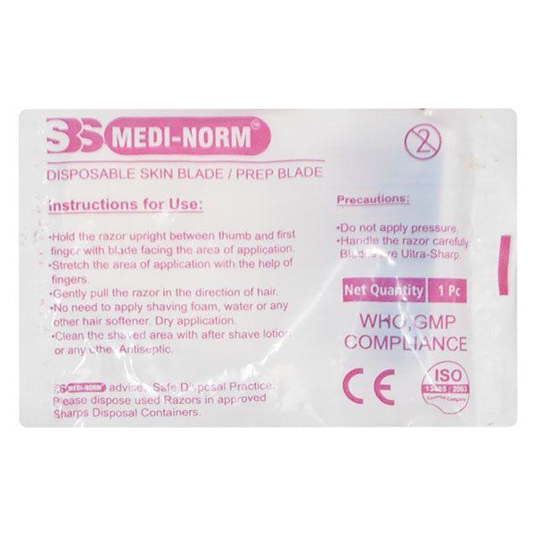 SS Medi-Norm Disposable Skin Blade 1's - Knife