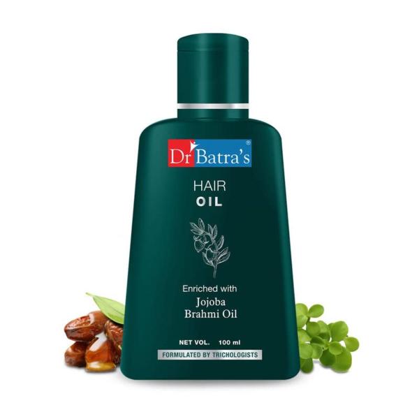 Dr Batra's Hair Oil - Jojoba (Pack of 3 x 100 ml) - Hair Oils