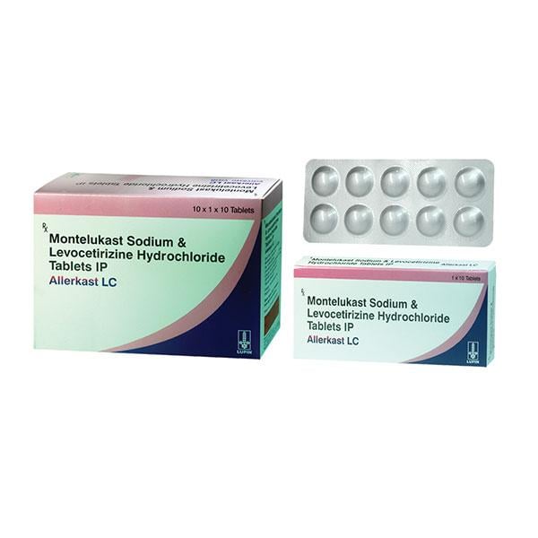 Allerkast LC 10/5mg Tablet 10'S - Allergies-Ant