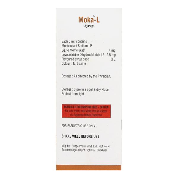 MOKA L Syrup 60ml - Allergies-Ant