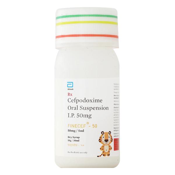 FINECEF 50mg Oral Suspension 30ml - Bacterial Infections-Cep
