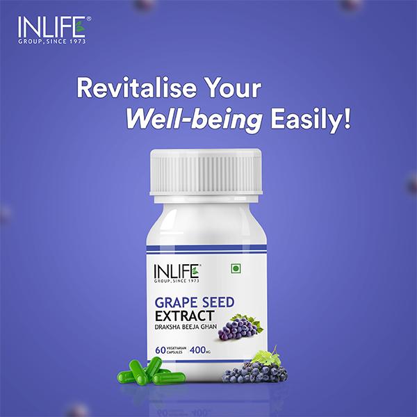 INLIFE Grape Seed Extract Capsules 60's - Vital Health