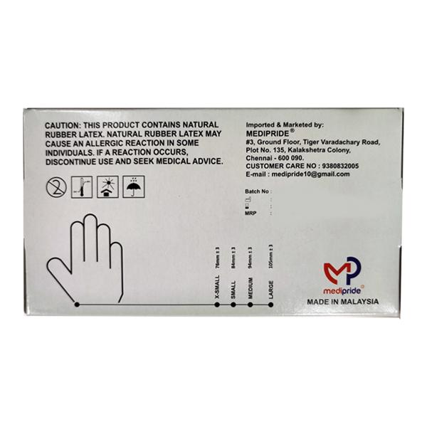 Soft Hands Non Sterile Latex Medical Examination Glove (S) 100's - Gloves - S