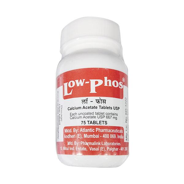 LOW PHOS Tablet 75's - Supplements-Cal
