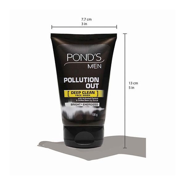 POND'S Men Pollution Out Face Wash 100 gm - Face Wash & Cleansers