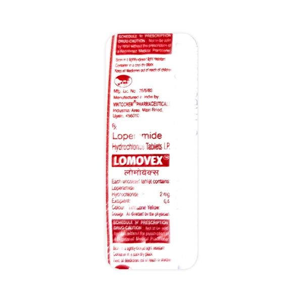 LOMOVEX Tablet 10's - Diarrhoea-Ant