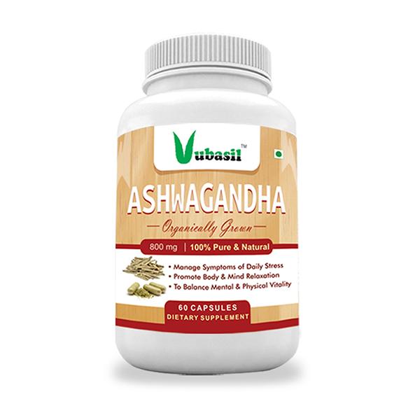 Vubasil Ashwagandha 800 mg Capsule 60's - Ashwagandha