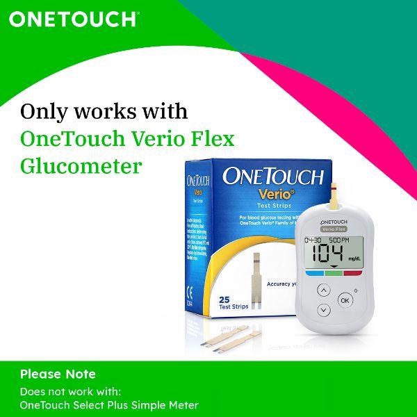 Onetouch Verio Test Strip 25'S - Blood Glucose Monitors/Strips