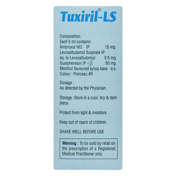 TUXIRIL LS Cherry Flavoured Syrup 100ml - Cough And Cold-Cou