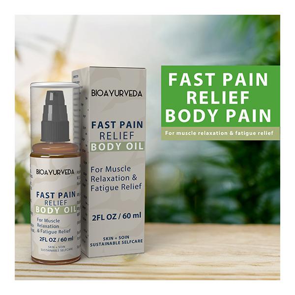 Bioayurveda Fast Pain Relief Body Oil 60 ml - Massage Oils