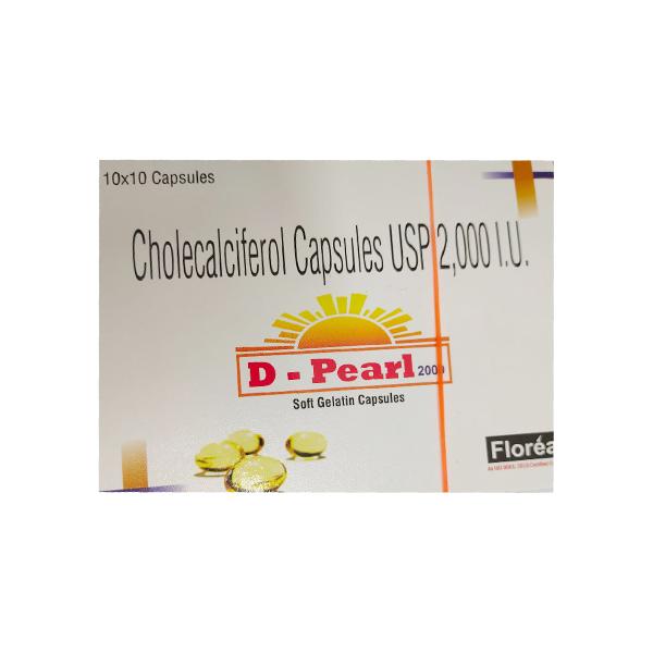 D PEARL 2000 Soft Gelatin Capsule 10's - Supplements-Vit