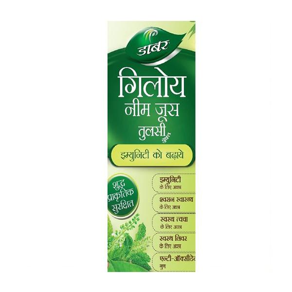 Dabur Giloy Neem Juice with Tulsi 1 Litre - Giloy