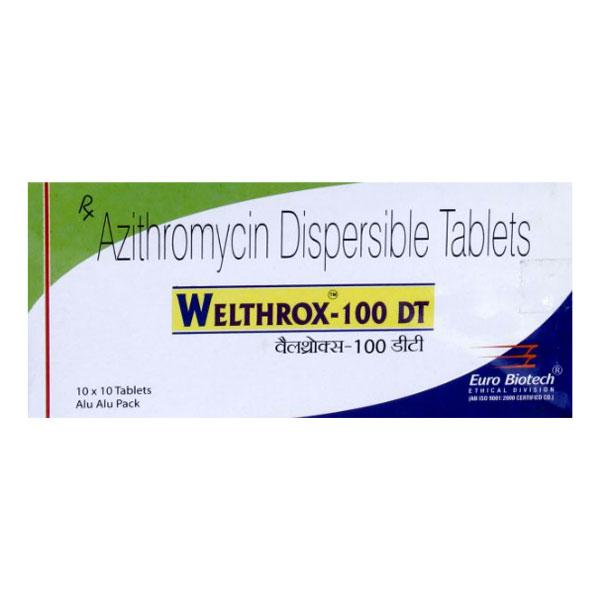 WELTHROX DT 100mg Tablet 10's - Bacterial Infections-Mac