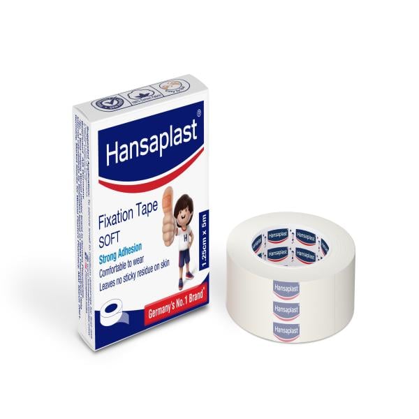Netmeds | Hansaplast Fixation Tape - Soft (1.25 cm x 5 m) 1's