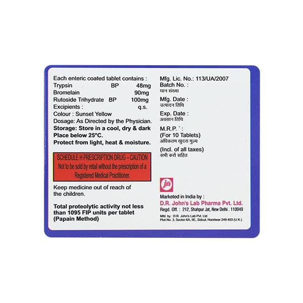 Jubiflam Tablet 10'S - Pain relief-Ano