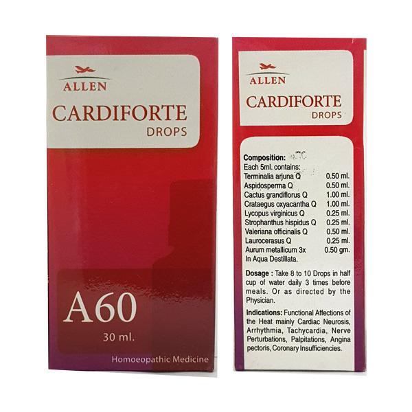 Allen A60 Cardiforte Gold Drops 30 ml - Homeopathic Drops