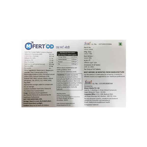 MFERT OD Tablet 10's - Supplements-Vam